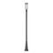 Z-Lite Leland Outdoor Post Mounted Fixture, 1-Light, 10 In.W x 112.5 In.H, Sand Black/Sand Blast 5005PHM-519P-BK-LED - alternate 6